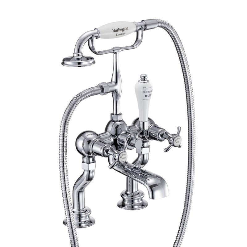 Смеситель на борт ванны Burlington Regent ANR15-QT (хром)