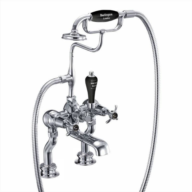 Смеситель на борт ванны Burlington Regent ANR15-QT BLA (хром)
