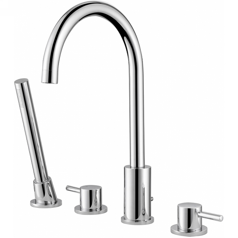 Смеситель на борт ванны Abber Wasser Kreis AF8113 (хром)
