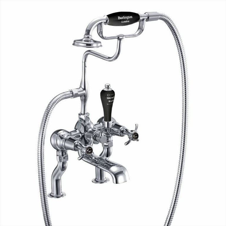 Смеситель на борт ванны Burlington AN15-QT BLA​​​​​​​ (хром)
