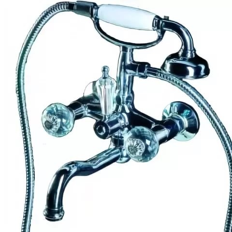 Смеситель для ванны и душа Boheme Flora 273-FL (хром)