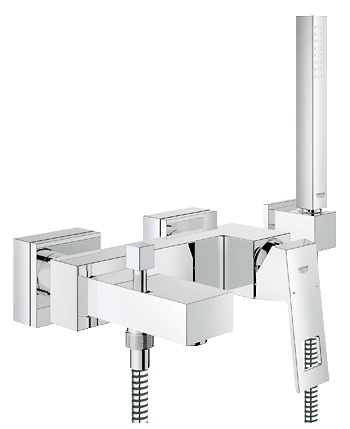 Смеситель для ванны с душевым гарнитуром Euphoria Cube Grohe Eurocube 23141000