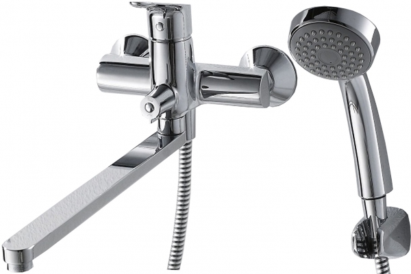 Смеситель для ванны Bravat Drop F64898C-LB (хром)