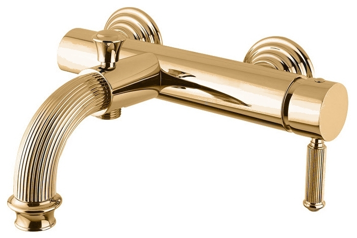 Смеситель для ванны Cezares OLIMP-VM-03/24-L (золото 24 карат)