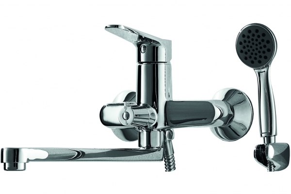 Смеситель для ванны Bravat Eco F6111147C-LB (хром)