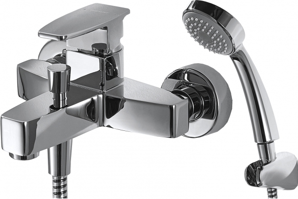 Смеситель для ванны Bravat Riffle F672106C-B (хром)