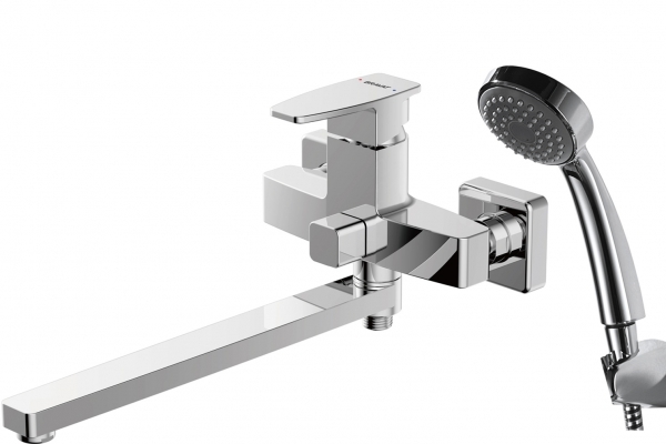 Смеситель для ванны Bravat Riffle F672106C-LB (хром)