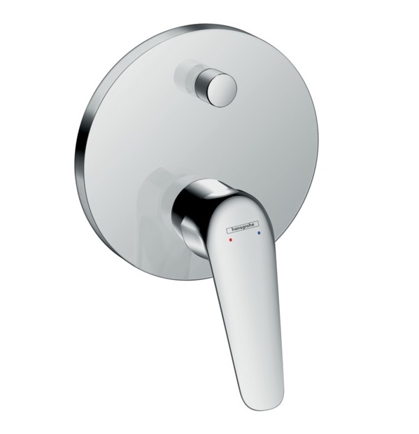 Cмеситель для ванны Hansgrohe 71045000 Novus, скрытый монтаж, хром