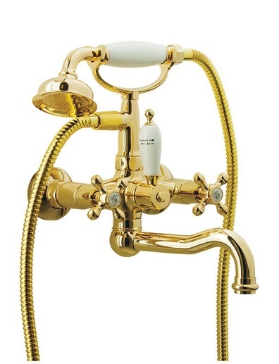 Смеситель для ванны и душа Boheme Tradizionale Oro 293 (золотой)