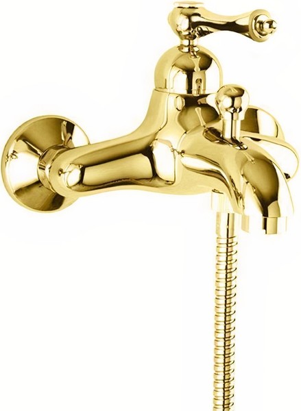 Смеситель для ванны Cezares MARGOT-VM-03/24-M (золото 24 карат)