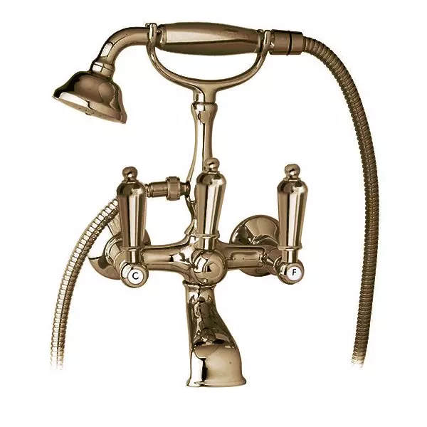 Смеситель для ванны с душем Cezares FIRST-VD-02-M (бронза)
