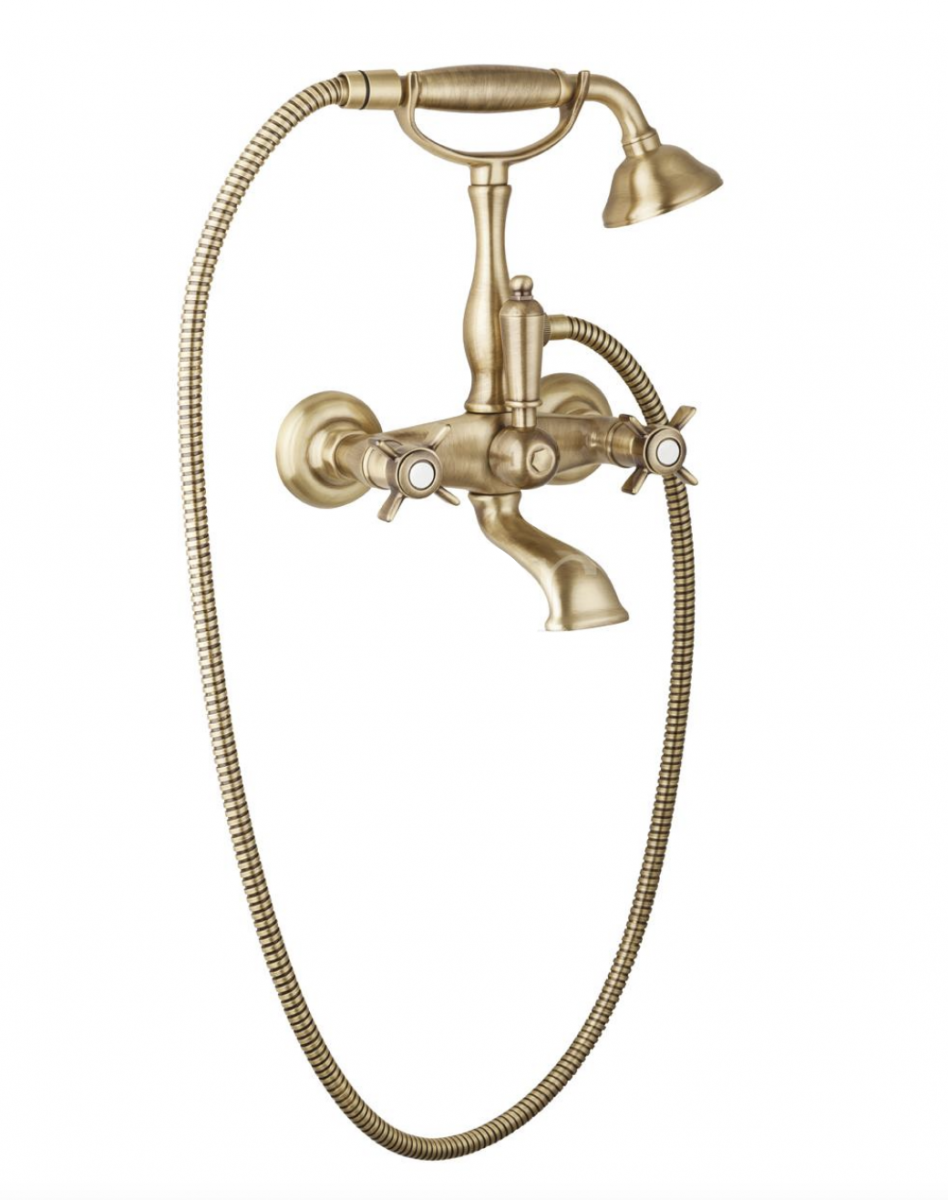 Смеситель для ванны с душем Cezares LORD-VD-02-M (бронза)