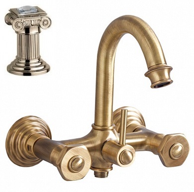 Смеситель для ванны Cezares APHRODITE-V-02-Sw (бронза)