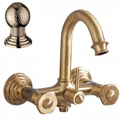 Смеситель для ванны Cezares APHRODITE-V-02-M (бронза)