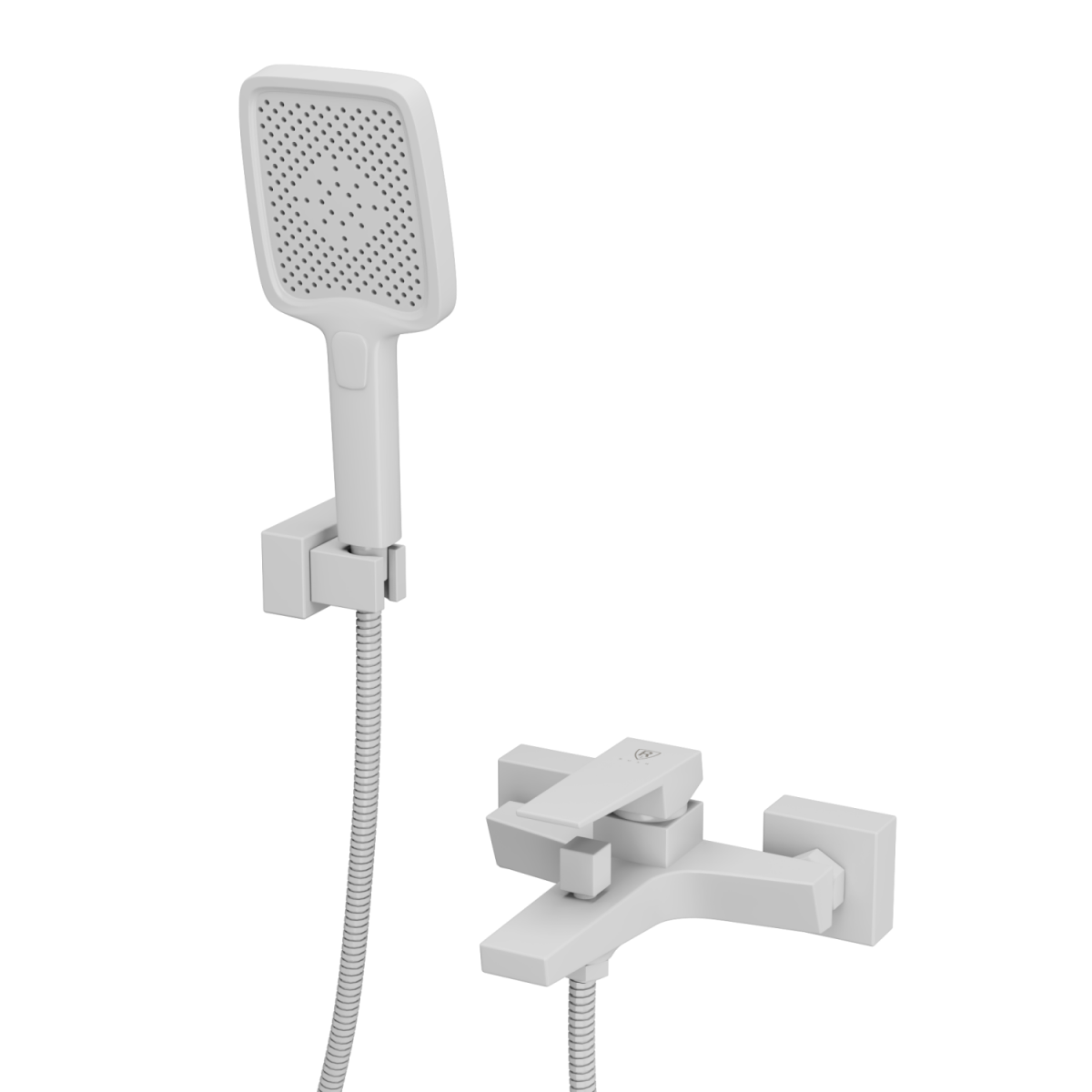 Смеситель для ванны с душем Rush Thira TR3635-44White (белый матовый)