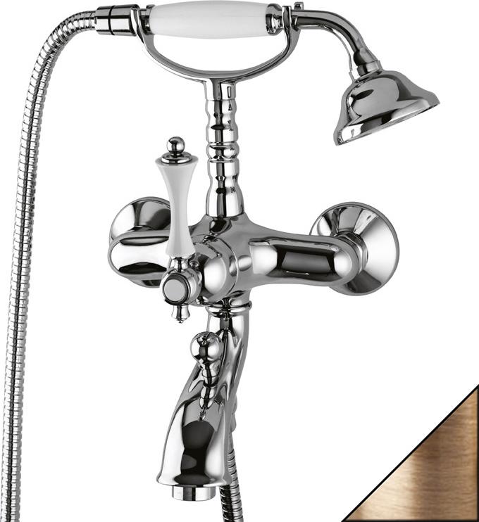 Смеситель для ванны с душем Cezares MARGOT-VDM-02-Bi (бронза)