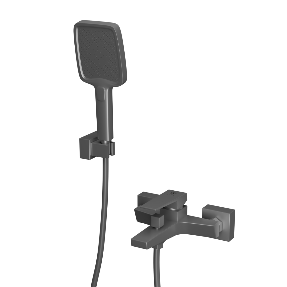 Смеситель для ванны с душем Rush Thira TR3635-44Grey (серый графит матовый)