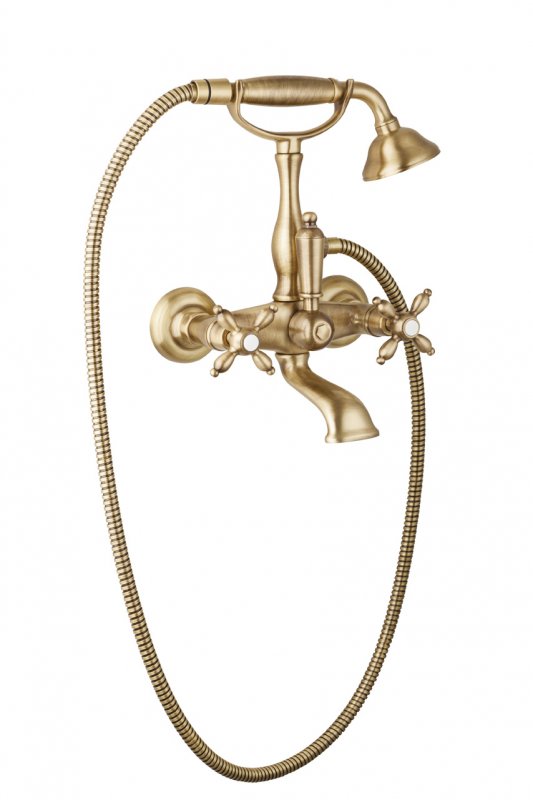 Смеситель для ванны с душем Cezares NOSTALGIA-VD-02-M (бронза)