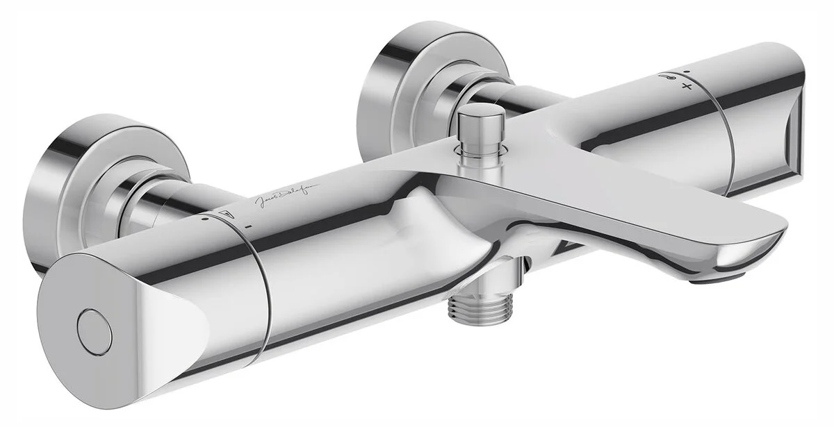 Смеситель для ванны с душем Jacob Delafon Villette E23721-CP (хром) с термостатом