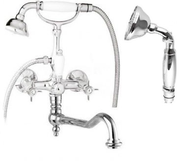Смеситель для ванны с душем Cezares LORD-VDF-01-M (хром)