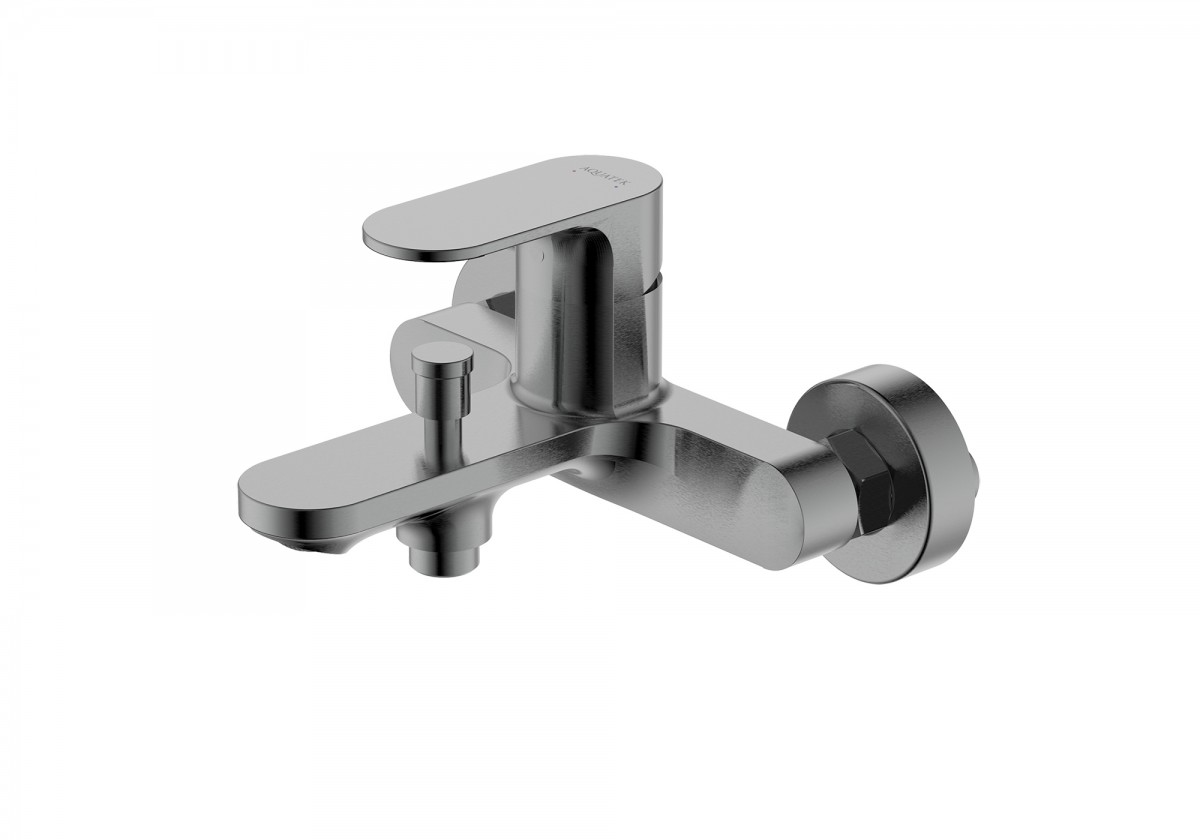 Смеситель для ванны Aquatek Альфа AQ1940BGM (оружейная сталь)