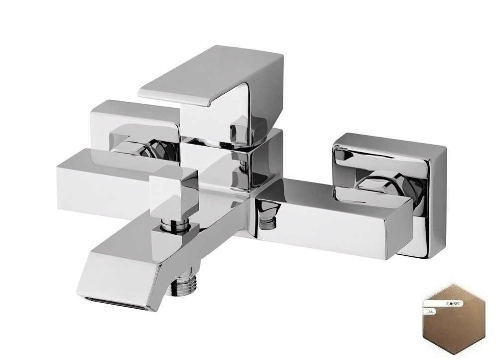 Смеситель для ванны с душем Cezares PORTA-VM-SS (бронза)