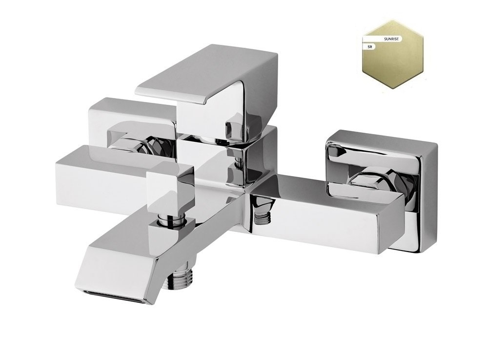 Смеситель для ванны с душем Cezares PORTA-VM-SR (золото)