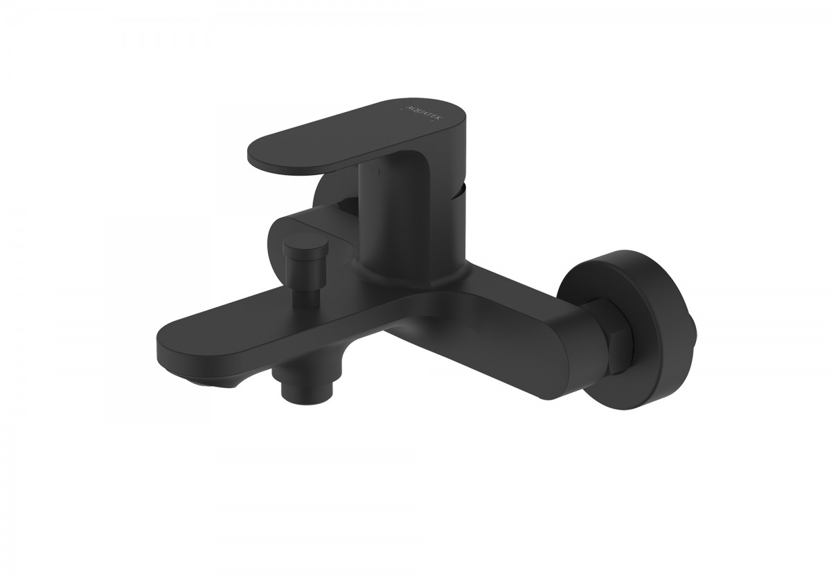 Смеситель для ванны Aquatek Альфа AQ1940MB (чёрный матовый)