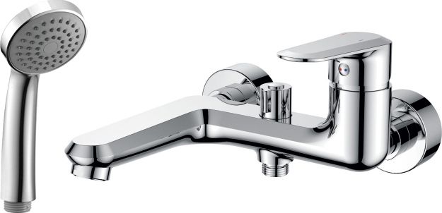 Смеситель для ванны с душем Rush Devon DE7535-44 (хром)