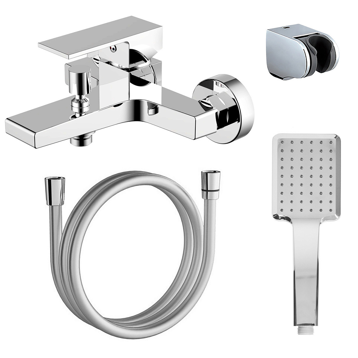 Смеситель для ванны Azario Eddie AZ-WQY238207C (хром)