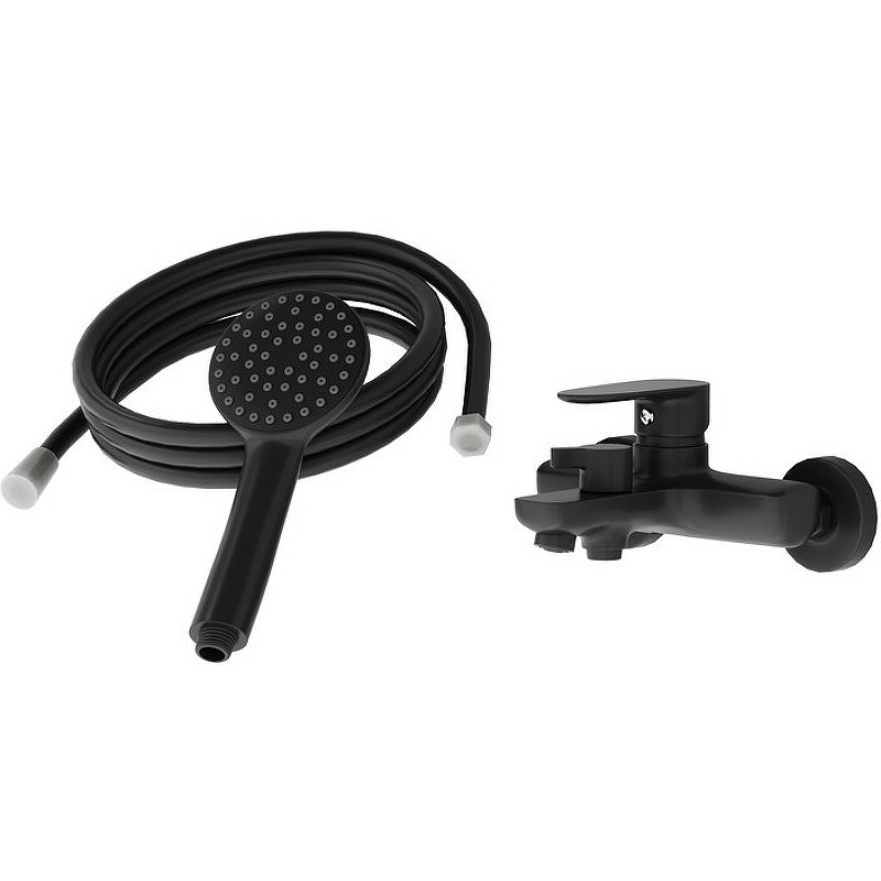 Смеситель для ванны с душем Aringa Rain AR02006BL (чёрный)