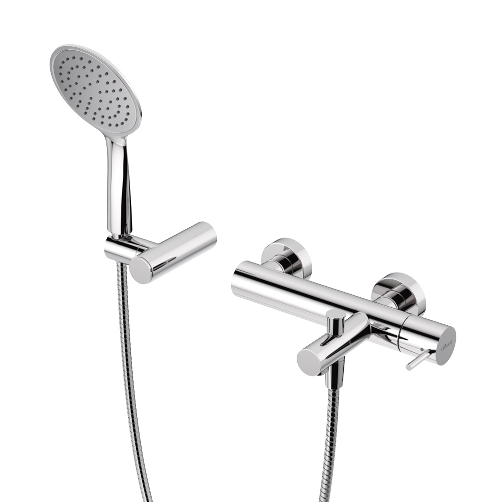 Смеситель для ванны с душем Cezares LEAF-VD-L-01 (хром)