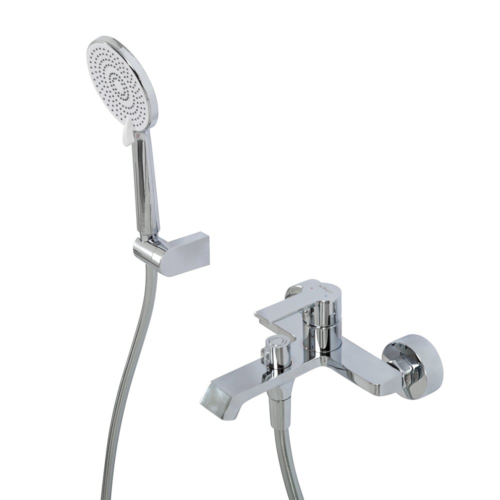 Смеситель для ванны с душем BelBagno Aurora AURORA-VASM-CRM (хром)