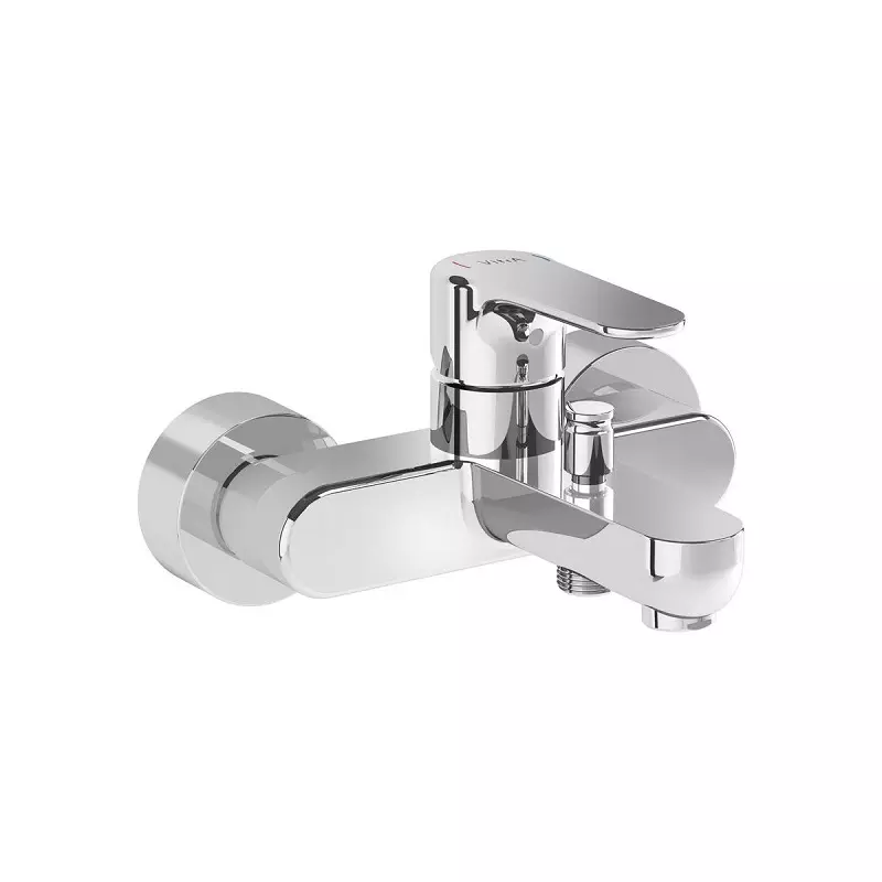 Смеситель для ванны с душем Vitra Root Round A42725EXP (хром)
