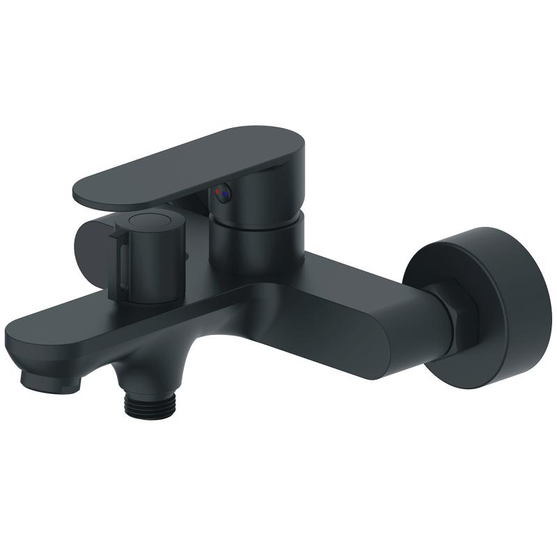 Смеситель для ванны с душем Haiba HB60590-7 (чёрный матовый )