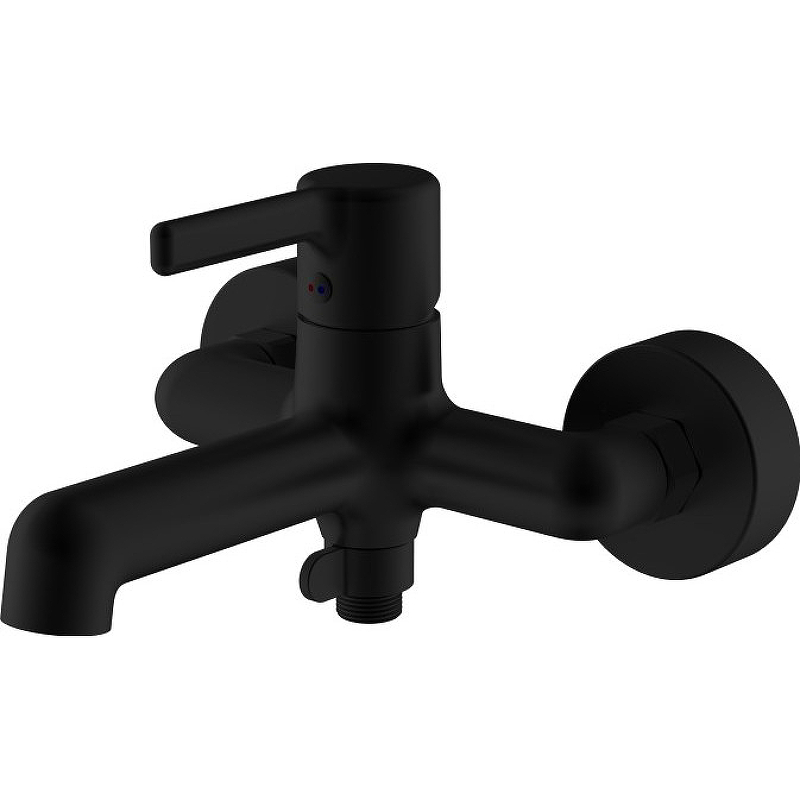 Смеситель для ванны с душем Haiba HB60814-7 (чёрный матовый)