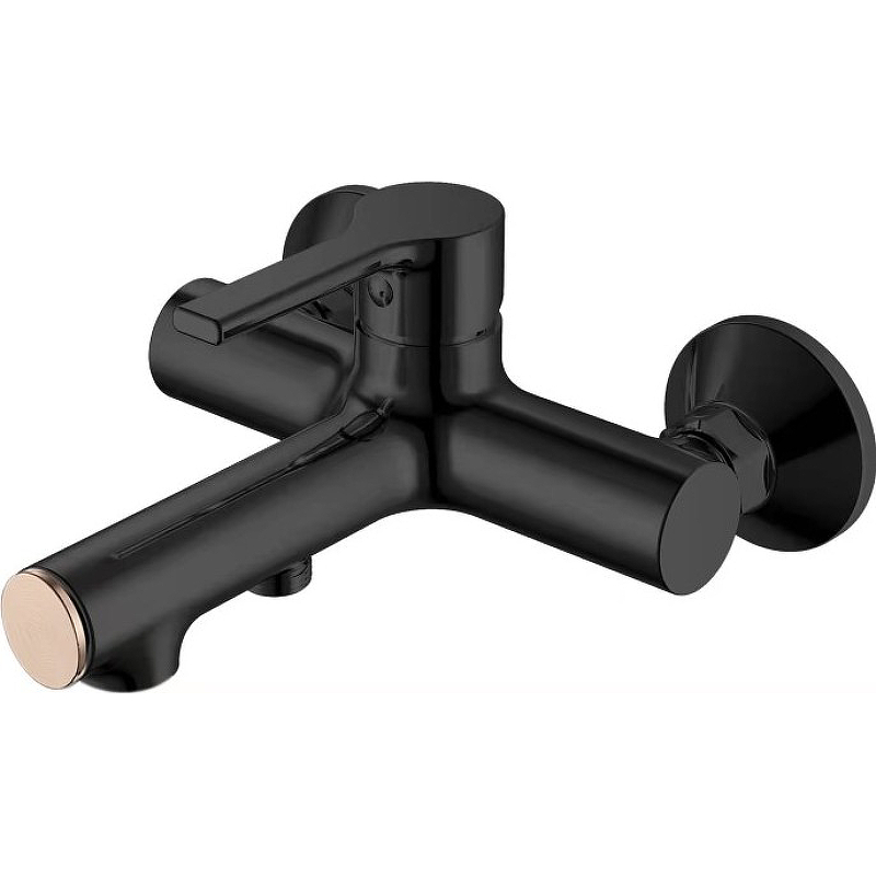 Смеситель для ванны с душем Haiba HB60652-7 (чёрный матовый)