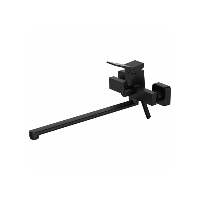 Смеситель для ванны с душем Haiba HB22818-7 (чёрный матовый)
