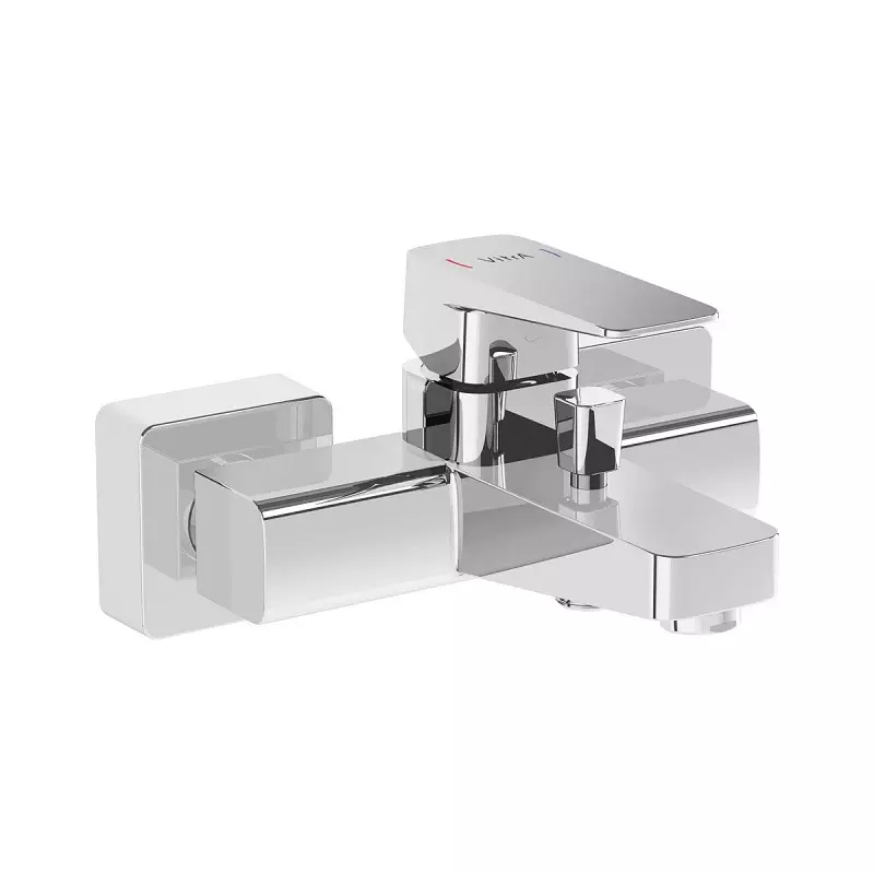 Смеситель для ванны с душем Vitra Root Square A42737EXP (хром)