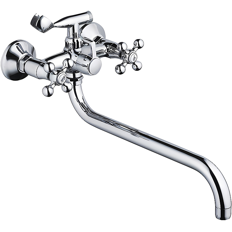 Смеситель для ванны с душем Haiba HB2619-2 (хром)