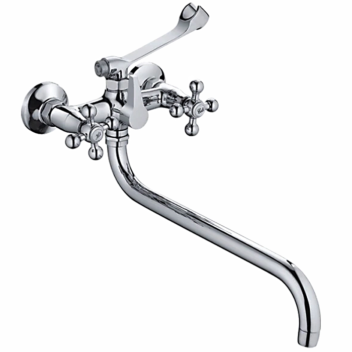 Смеситель для ванны с душем Haiba HB2619-3 (хром)