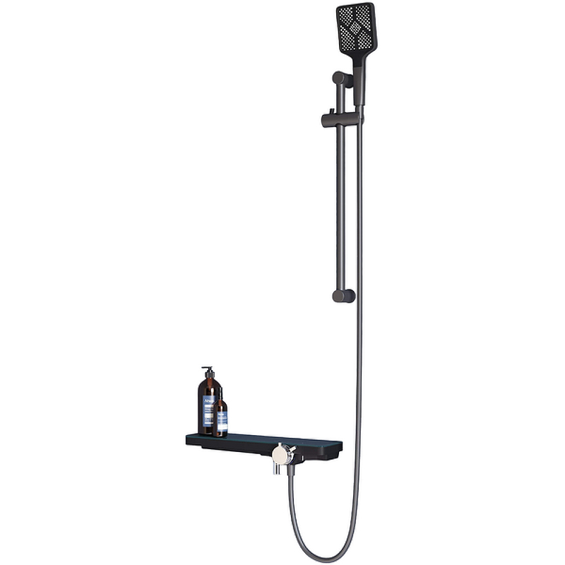 Смеситель для ванны с душем RGW SP-41Gr 69140541-11 (серый матовый)