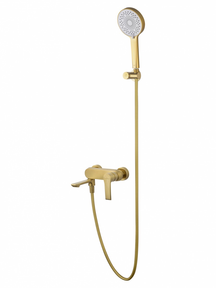 Смеситель для ванны с душем Wonzon & Woghand BRILLIANT WW-88037079-BG (брашированное золото)