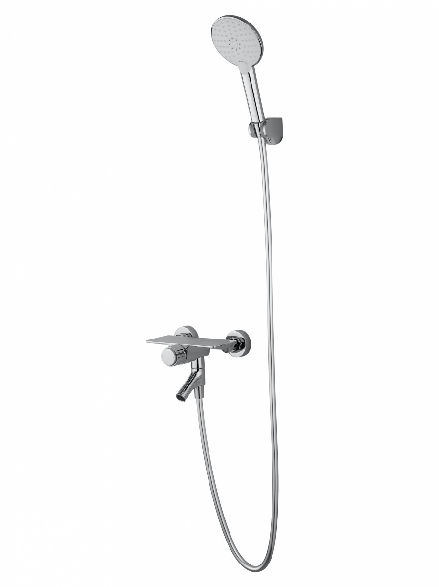 Смеситель для ванны с душем Wonzon & Woghand CLICK WW-FE05L221-CR (хром)