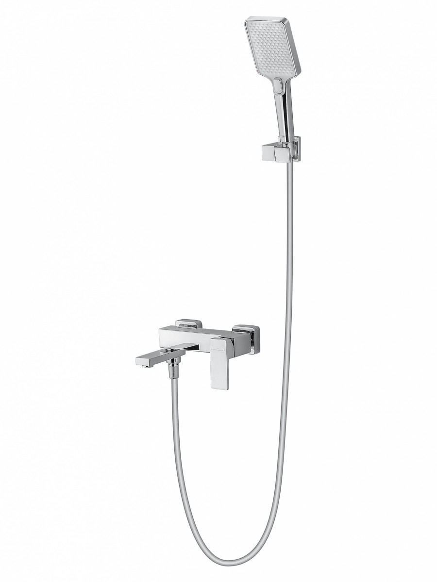 Смеситель для ванны с душем Wonzon & Woghand CUBE 2.0 WW-88037068-CR (хром)