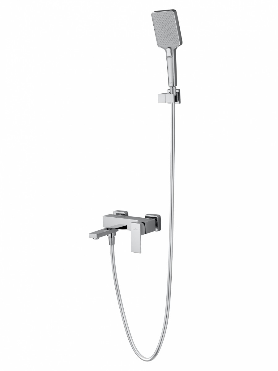 Смеситель для ванны с душем Wonzon & Woghand CUBE WW-88639016-CR (хром)