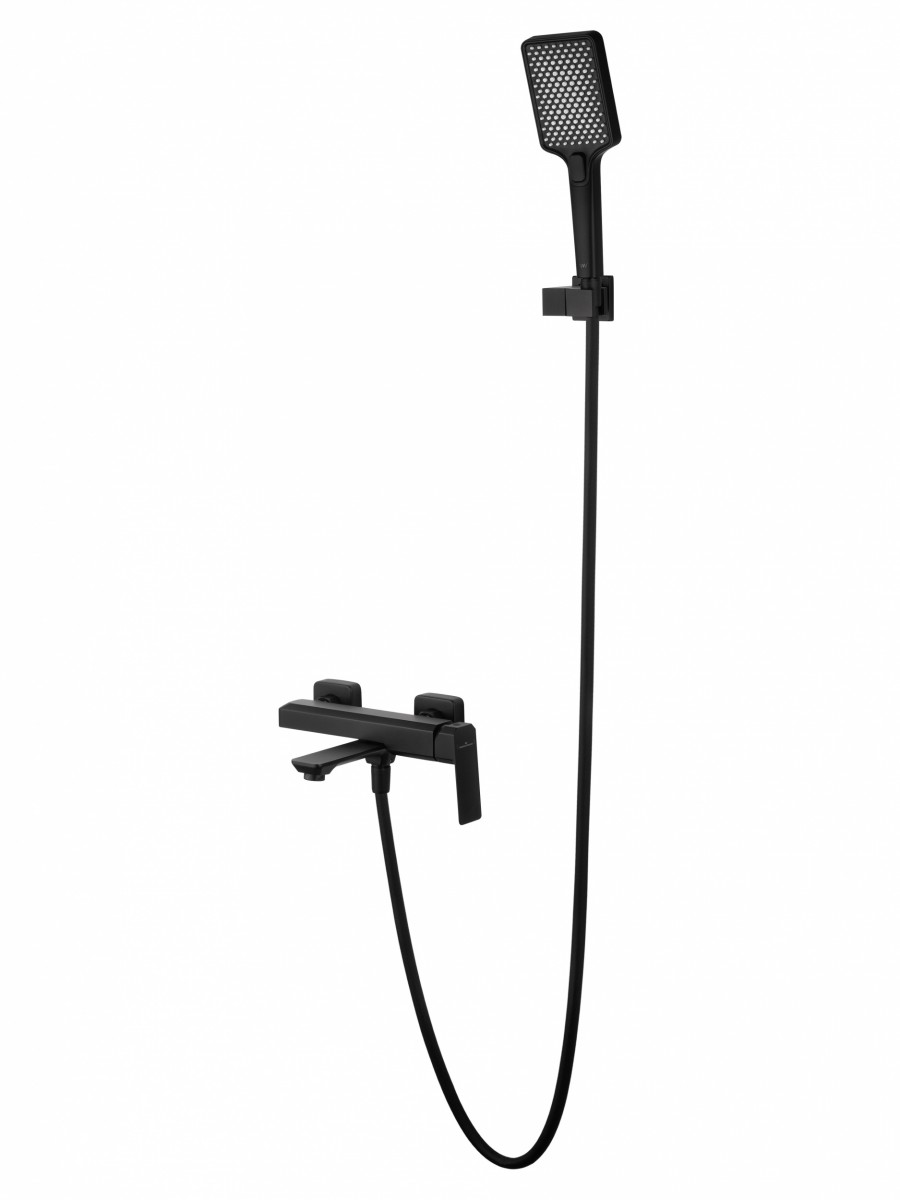 Смеситель для ванны с душем Wonzon & Woghand DIAMOND WW-88639011-MB (чёрный матовый)