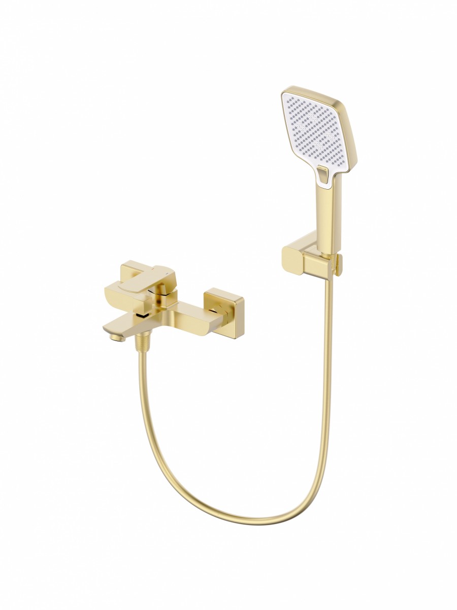 Смеситель для ванны с душем Wonzon & Woghand FORZA WW-639031-1-BG (брашированное золото)