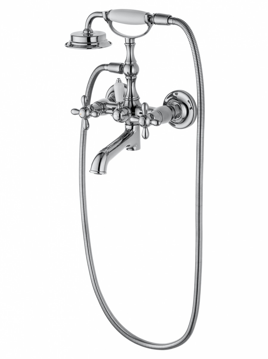 Смеситель для ванны с душем Wonzon & Woghand RETRO WW-88639020-CR (хром)