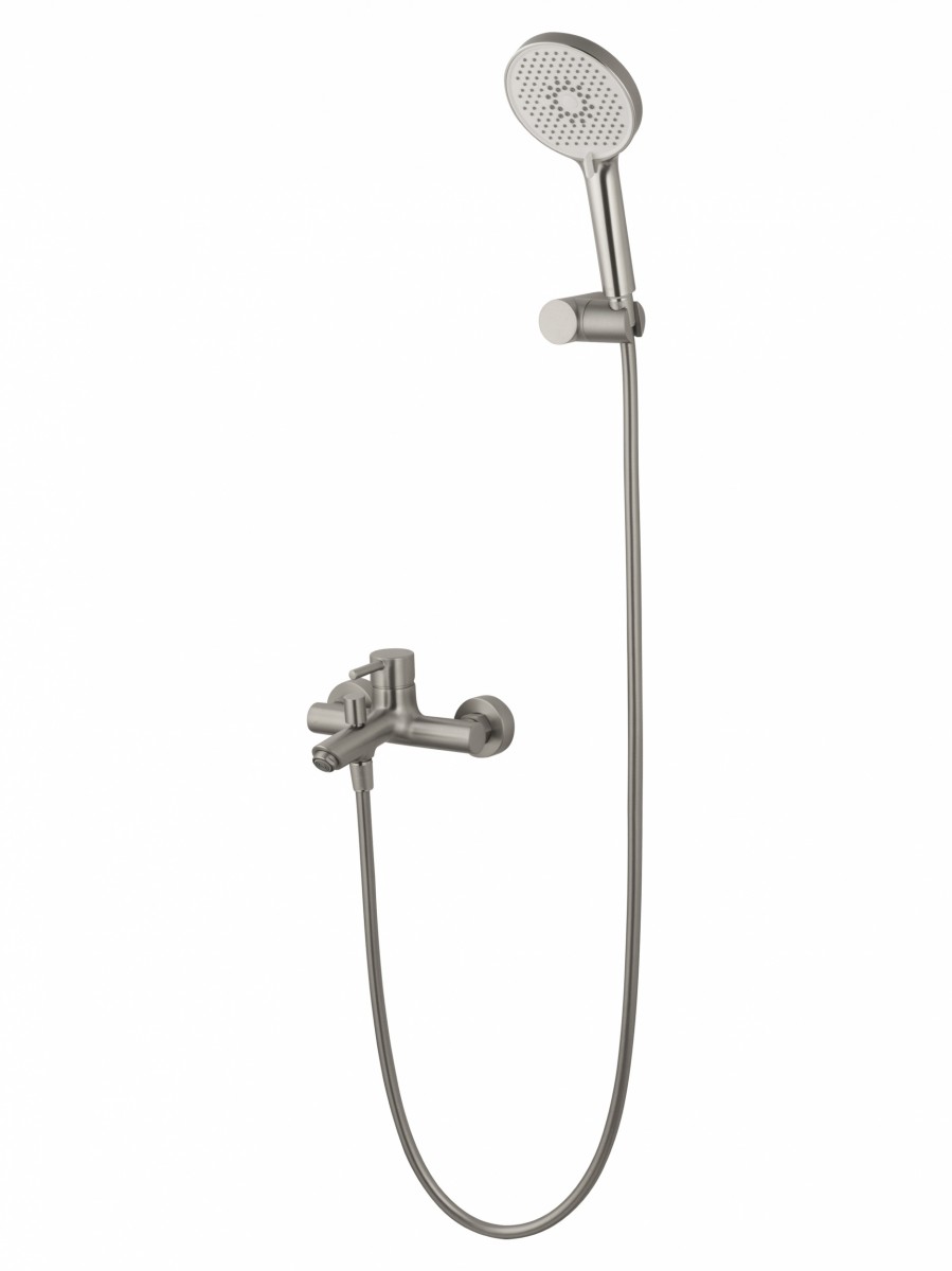 Смеситель для ванны с душем Wonzon & Woghand SOLO WW-639032-1-BN (брашированный никель)